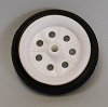 Wheel 3CD X 1/4 White -- ATB0042 - Image