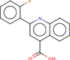 2-(2-Fluorophenyl)quinoline-4-carboxylic acid -- 4H57-3-X0 - Image