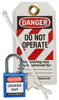 Blue Compact Lock Personal Kit - 123146 - Brady Corporation