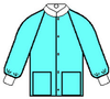 Kimberly-Clark Blue XL SMS General Purpose Work Jacket - 3 Pockets - 036000-10087 - 036000-10087 - R. S. Hughes Company, Inc.