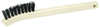 FME-Compliant Black Nylox Small Hand Scratch Brush, .026/120CG Crimped Fill -- 95016 - Image