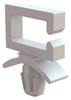 Cable Clamp, Nylon 6.6, Natural, 10.2Mm; Cable Clamp / Clip Type Essentra Components - 66AJ4885 - Newark, An Avnet Company