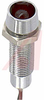 Indicator,Pnl-Mnt;LED;Red;80mcd;5/16In.;12VDC;0.25deg;Wire Lead;1-7/32In.H - 70214013 - Allied Electronics, Inc.