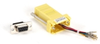 DB9 Colored Modular Adapter (Unassembled), Female to RJ-45, 8-Wire, Yellow - FA4509F-YE - Visual Sound, Inc.