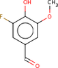 3-Fluoro-4-hydroxy-5-methoxybenzaldehyde -- 2615-3-X0 - Image