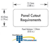 Siemon MAX Modular Furniture Adapter for Knoll Group.. - MX-MFP-KNL-01 - TelephoneStuff.com