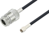 SMA Male to N Female Cable 48 Inch Length Using LMR-195 Coax - PE3W00177-48 - Pasternack