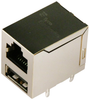 Stacked Connector, Rj45 - Usb Type A, Right Angle Pcb; No. Of Contacts Te Connectivity - 21R1835 - Newark, An Avnet Company