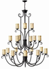 4309OL Large Chandeliers-Pillar Candle - 694122 - Capital Lighting, Inc.