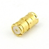 SMP Female (Jack) to SMP Female (Jack) Adapter, Gold Plated Beryllium Copper Body, 1.2 VSWR - SM2611 - Fairview Microwave Inc.