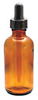 15040P-30 - 30 mL Amber Glass Dropping Bottle, Plastic dropper -- GO-34523-48