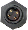 PANEL CONNECTOR, FEMALE, WEATHERTIGHT, #20 CONTACTS, 4 PIN - 70214367 - Allied Electronics, Inc.