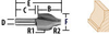 Edge Forming Bits, Vertical Raised Panel Bits (Ogee) - 733332-A - Makita USA, Inc.