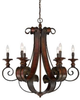 28026-SPZ Mid. Chandeliers-Candle - 360665 - Capital Lighting, Inc.