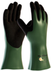 PIP ATG MaxiChem Cut 56-633 Green/Black Large Nitrile Supported Chemical-Resistant Glove - Rough Finish - 12 in Length - 616314-15971 - 616314-15971 - R. S. Hughes Company, Inc.