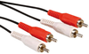 Audio Cable, Rca Plug X 2, 5M, Black; Connector To Connector Roline - 43AC9907 - Newark, An Avnet Company