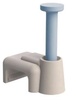 Cable Clamp, Nail-In, Polyethylene/white; Cable Clamp / Clip Type Essentra Components - 66AJ5221 - Newark, An Avnet Company