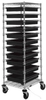 Cart W/ Dividable Grid Container, 11Bins; No. Of Bins Quantum Storage - 42AC4077 - Newark, An Avnet Company