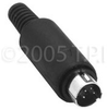 S-VHS 4-Pin Male Connector -- SVHS-4M