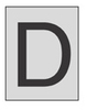 Bradylite Reflective Numbers & Letters - 5900-D - Brady Corporation