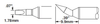 Metcal Smartheat Soldering Cartridge STTC-898 - Chisel Tip - 0.39 in Tip Length - 0.07 in Tip Width - STTC-898 - R. S. Hughes Company, Inc.