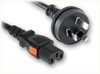 AS/NZS 4417 AUSTRALIA to IEC-60320-C15 AUTO-LOCK HOME // Power Cords // International Power Cords // Australia Power Cords -- 9811.098AL - Image