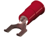 Solderless Block Spade Insulated Flanged Terminal - 8247 - Keystone Electronics Corp.