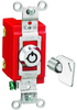 Switch, Key Operated, Spst, 20A; Product Range Hubbell Wiring Devices - 01J4243 - Newark, An Avnet Company