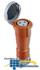 Leviton 125/250 AC 2P3W Wiring Watertight Pin and Sleeve.. - 4100C12W - TelephoneStuff.com