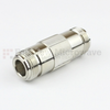 N Female (Jack) to N Female (Jack) Adapter, Nickel Plated Brass Body, 1.5 VSWR - SM4021 - Fairview Microwave Inc.