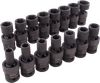 15 Pieces 6 Point Metric Impact Universal Joint Socket Set - 36815 - Gray Tools Canada Inc.
