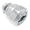 Captive Screw, 10-32 Thread, Floating, TORX®/Slot Combination, Smooth Bright Knob - 47-10-572-11 - Southco