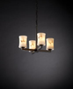 FAL-8829-60-DBRZ Mid. Chandeliers-Pillar Candle - 497852 - Capital Lighting, Inc.