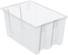 Tote, Nest/Stack,Clear, 23.5 x 15.5 x 12 - 35240SCLAR - Akro-Mils, Inc.
