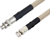 MHV Male to SHV Plug Cable 48 Inch Length Using RG225 Coax , LF Solder - PE34407LF-48 - Pasternack