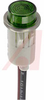 Indicator,Pnl-Mnt;Neon;Green;0.500 In;208-250 VAC;Lens,High Hat;22AWG Wire Leads - 70130367 - Allied Electronics, Inc.