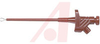 Test Clip; Steel (Wire); Red; 6.22 in.;18 to 22 AWG; Thermoplastic; 5 A - 70198418 - Allied Electronics, Inc.