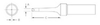 Weller Screwdriver Tip PTR7 - Screwdriver Tip - 0.62 in Tip Length - 0.062 in Tip Width - 0.044 in Thick - 037103-47338 - R. S. Hughes Company, Inc.