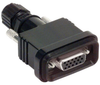 Waterproof D-sub backshell kit HD15F - DSB00105 - MilesTek Corporation