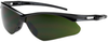 Bouton Optical Anser 250-AN-10100 Universal Polycarbonate Standard Welding Glasses Shade 5.0 Lens - Black Frame - Wrap Around Frame - 899558-00212 -- 899558-00212 - Image