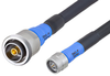 Handheld RF Analyzer Rugged Phase Stable Cable N Male to 7/16 DIN Female Cable 60 Inch Length Using PE-FF430 Coax, RoHS - PE3C4001-60 - Pasternack