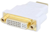 DVI Adapter, DVI-D Female to HDMI Male color White -- MDIC00003