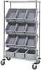 Cart W/ Container, 5Shelves, 12Bins, Gry; No. Of Bins Quantum Storage - 44AC5726 - Newark, An Avnet Company