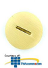 Leviton Brass Duplex Replacement Screw Cap - 25249-CAP - TelephoneStuff.com