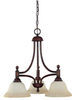 4354BB-257 Mid. Chandeliers-Glass Down - 785936 - Capital Lighting, Inc.