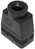 Aggressive, Rectangular Hood, size 57.27, 4 Pegs, Top PG21 cable entry -- CAVW-10.21 - Image