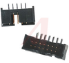 Header, Low Profile; Shrouded; Square Right; Copper Alloy Plated; 14; Gold -- 70042640