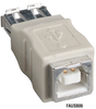 Gender Changer USB Type A Female/Type B Female -- FAUSB06