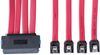 Internal SAS Cable, 4-in-1 32Pin (SFF-8484) to 4 x 7pin Cable, 1M (3-ft.) - S502-01M - Tripp Lite by Eaton