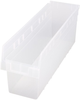 Store-More 8 Shelf Bin, Clear; Bin Colour Quantum Storage - 42AC5878 - Newark, An Avnet Company